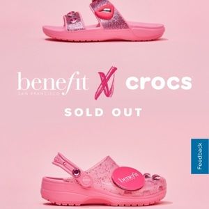 Crocs x Benefit Classic Clog Pink Lemonade M6 / W8